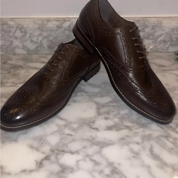 Mens NWOB size 9M Nunn Bush brown leather oxford dress shoes - Picture 3 of 7